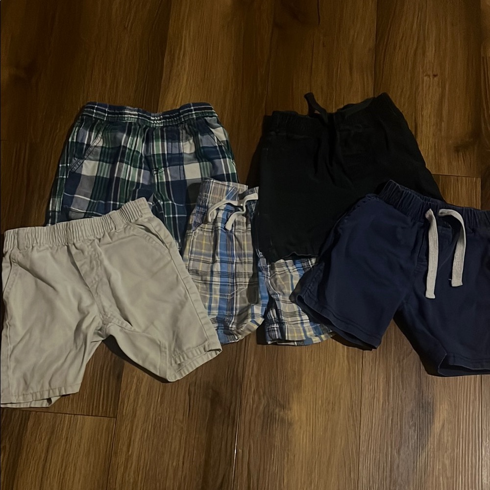 24 month boys shorts- 5 pair
